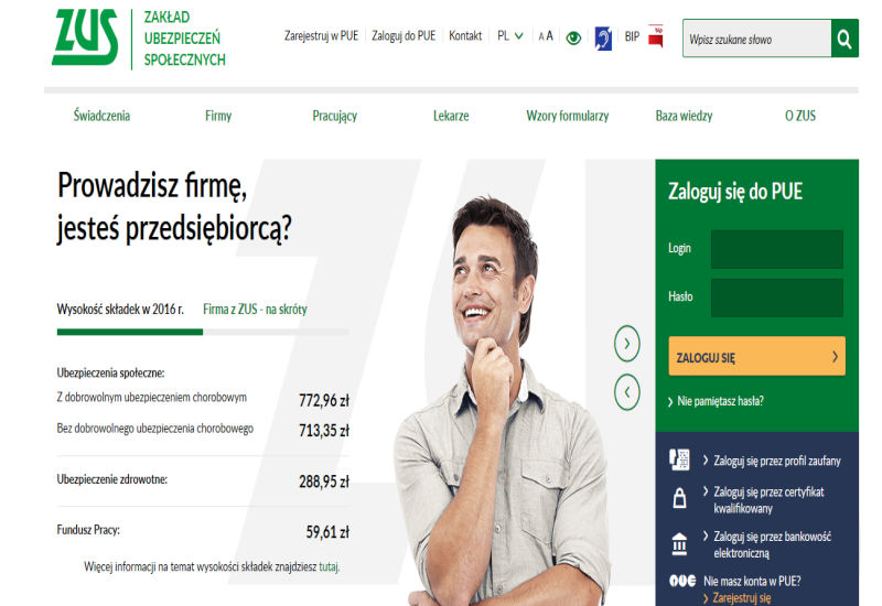 Nowa, lepsza strona ZUS