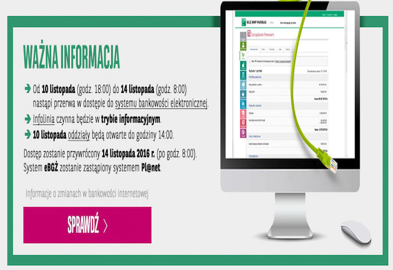 Nowa bankowość dla klientów BGŻ BNP Paribas