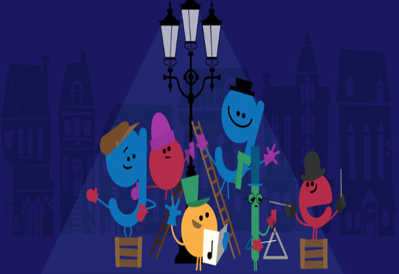 Google Doodle życzy Wesołych Świąt!