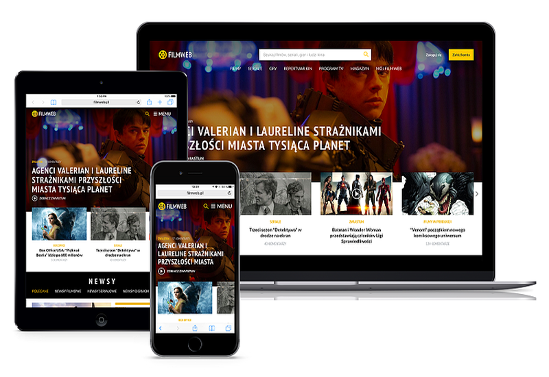 Filmweb startuje z nową stroną