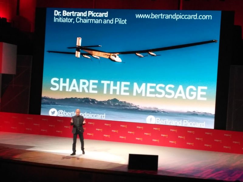 Bertrand Piccard - impact'17 Kraków.