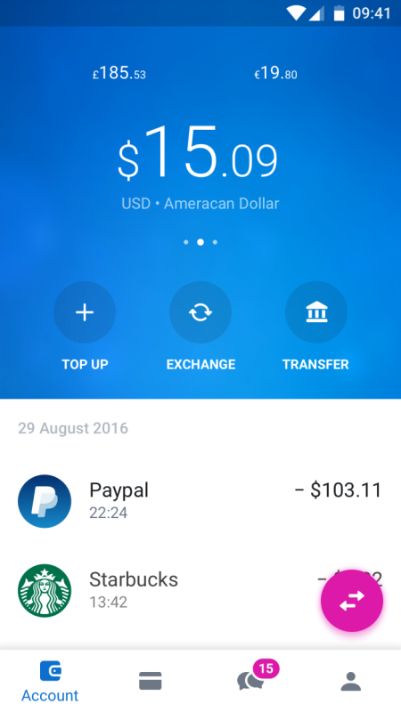 Konto Revolut.