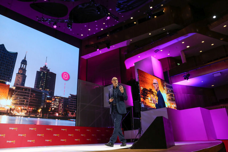 Timotheus Höttges - impact'17. Timotheus Höttges. TMobile, Deutsche Telekom fot. Jacek Waszkiewicz