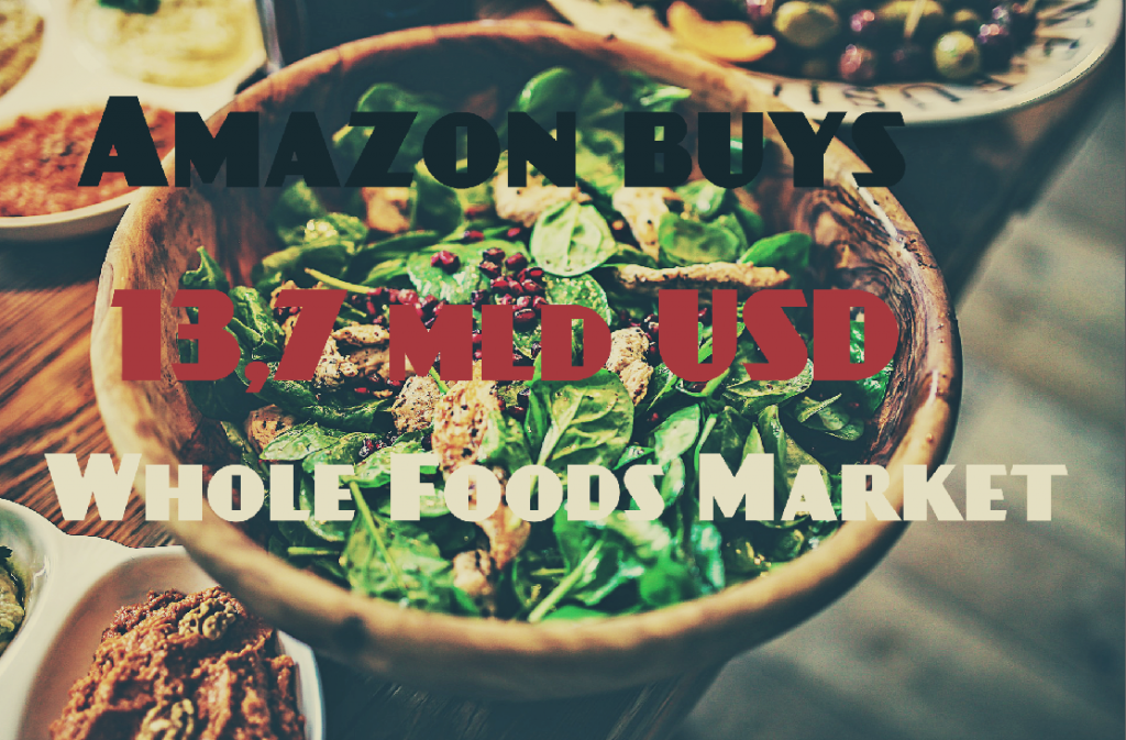 Amazon zapłaci 13,7 mld dolarów za Whole Foods Market