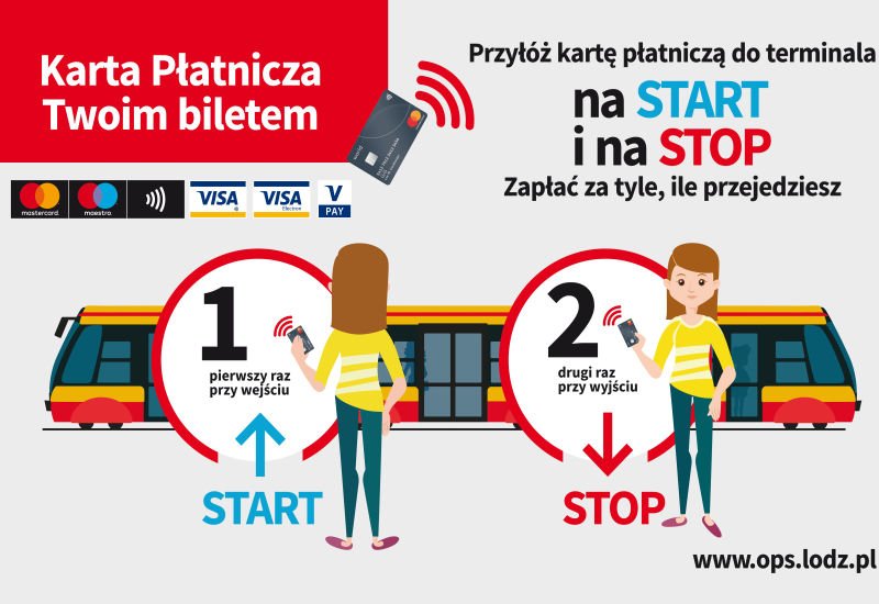 Karta płatnicza Twoim biletem. Ciekawy pilotaż w Łodzi