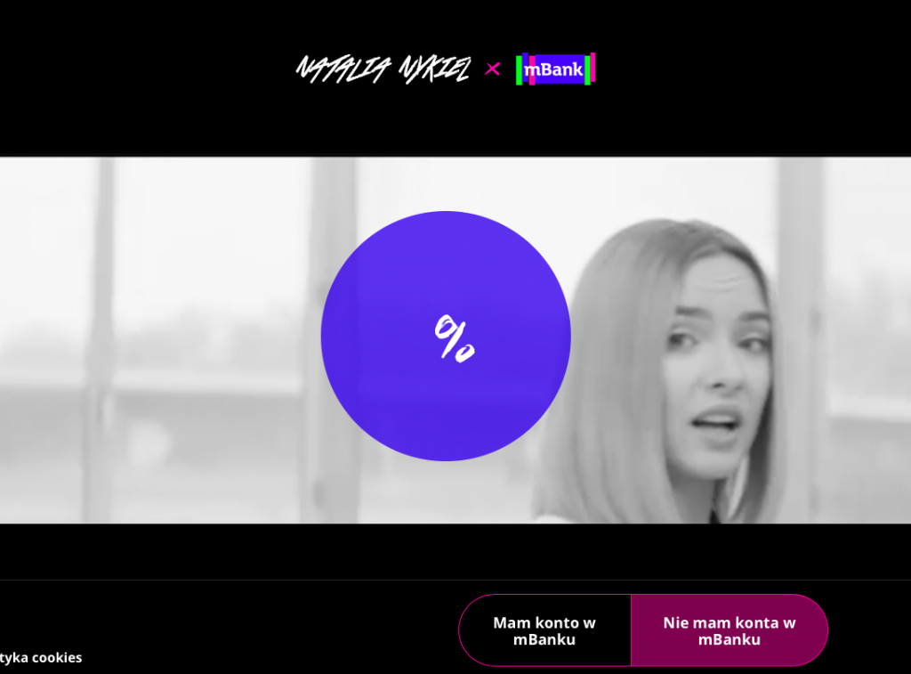 mBank nakręca… teledysk Natalii Nykiel