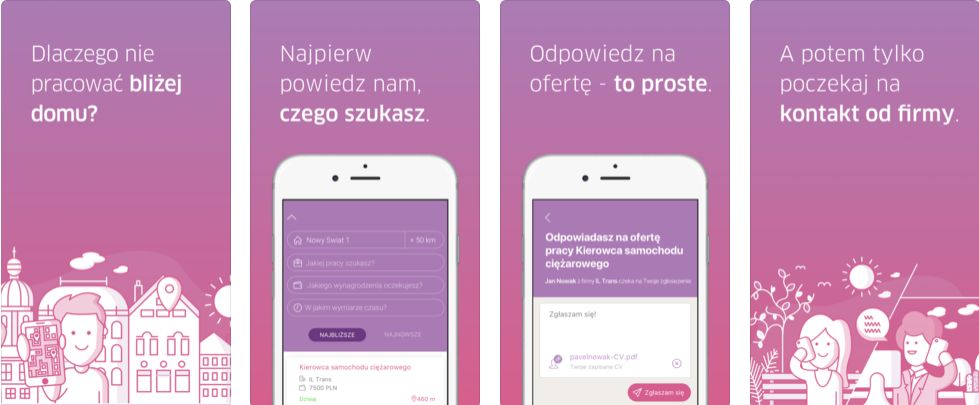 praca za rogiem