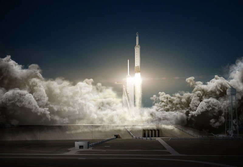 Falcon Heavy wystartował. Jest już w drodze na Marsa