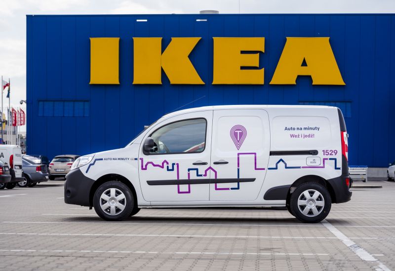 TrafiCargo – dostawcze auta na minuty pod sklepami IKEA