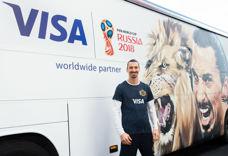 Mistrzostwa Świata bez gotówki i ze Zlatanem Ibrahimoviciem – nowa kampania Visa