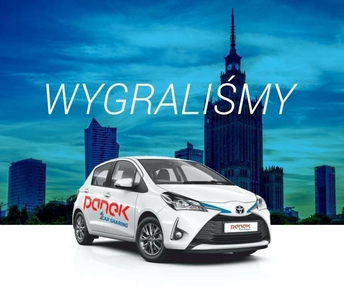 Panek oficjalnym dostawcą car sharingu w Warszawie