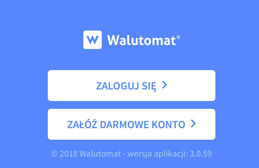 Walutomat udostępnił aplikację na iOS i Androida