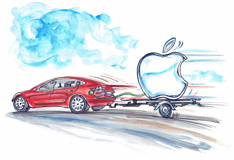 Apple przejmie Teslę? To nie jest kolejny żart Elona Muska