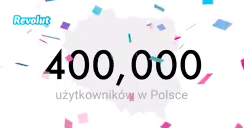 Revolut ma już 400 tys. użytkowników w Polsce
