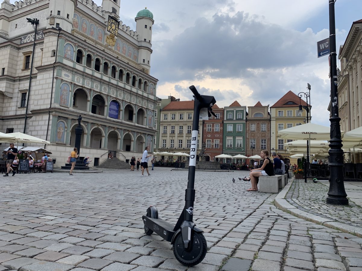 Hulajnogi na minuty od Bird dostępne w Krakowie
