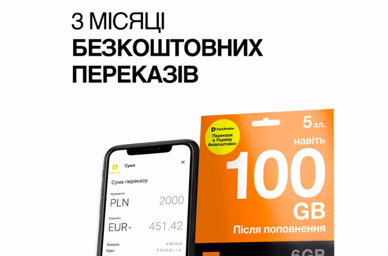 Tańsze przelewy na Ukrainę z Orange dzięki PayUkraine