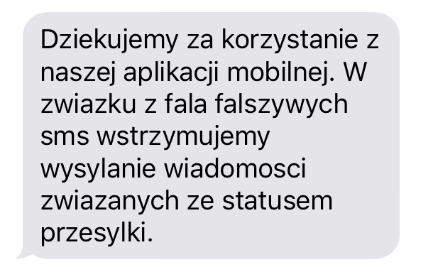 InPost SMS