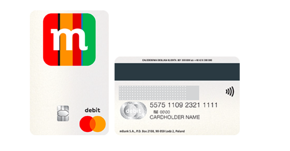 mBank zaprezentował pionową kartę