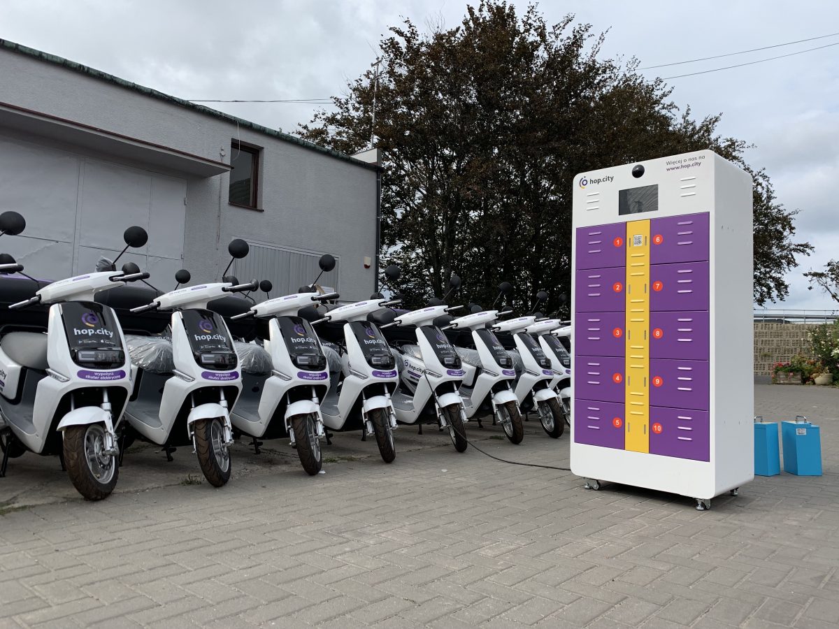 Hop.City prezentuje Bateriomat, czyli urządzenie do ładowania UTO