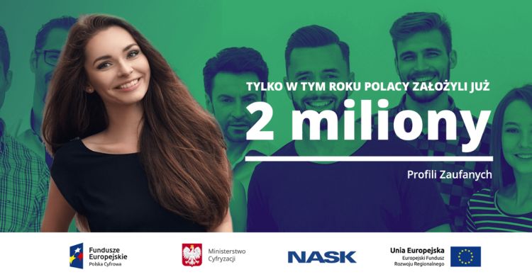 Tylko w tym roku Polacy założyli 2 mln Profili Zaufanych
