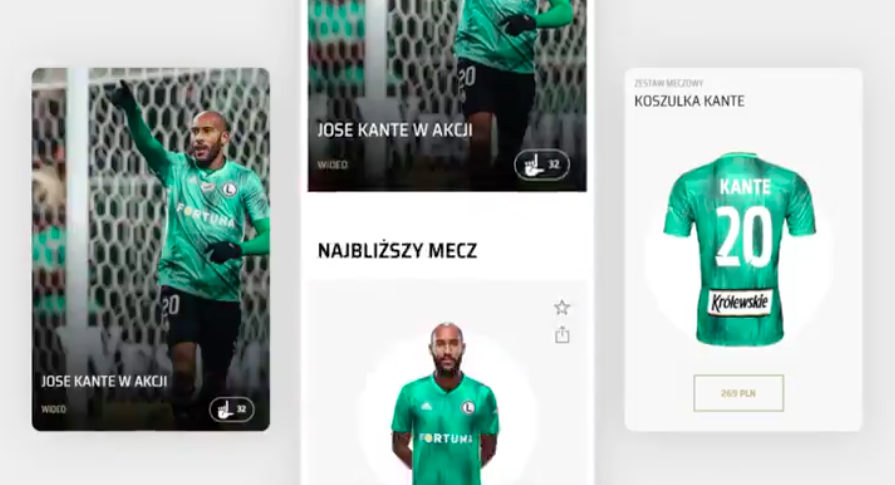 Legia ma nową aplikację mobilną na Apple i Androida