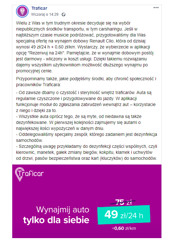 Traficar koronawirus