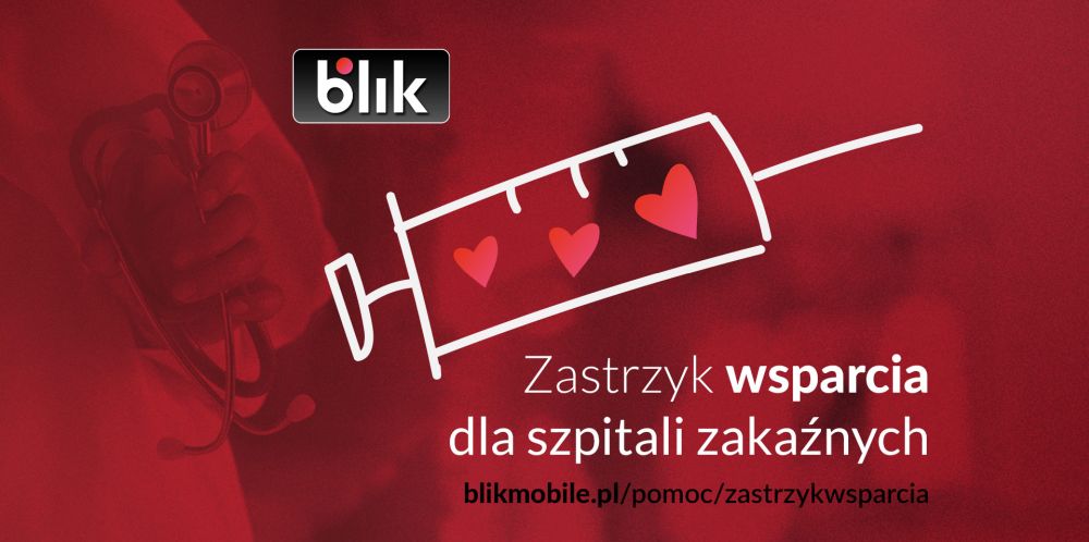 Wspieraj szpitale za pomocą BLIKA. Rusza nowa inicjatywa PSP