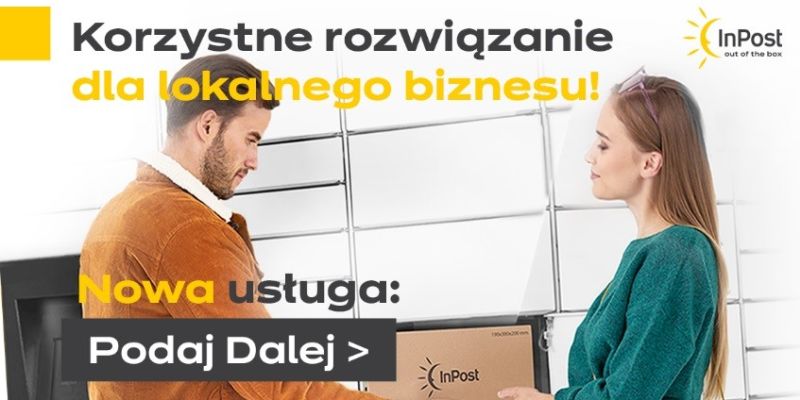 InPost wprowadza usługę „Podaj Dalej”. Ułatwienie dla małego e-commerce