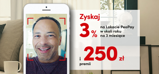 W PeoPay lokata na 3%. Pekao zachęca do zakładania konta na selfie