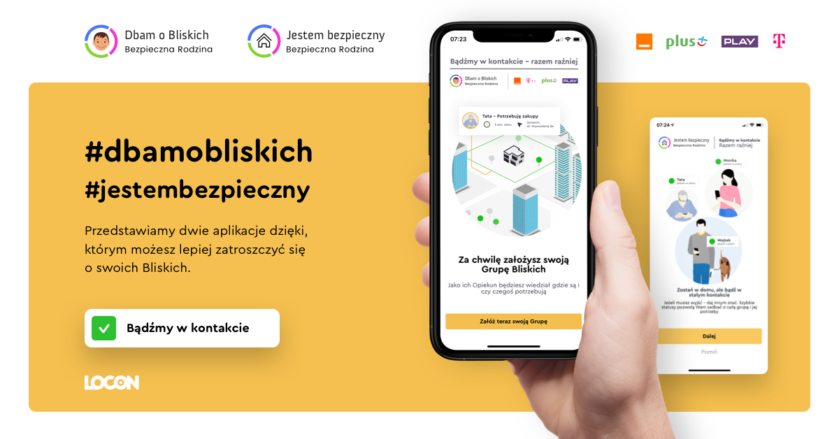„Dbam o Bliskich” – nowa aplikacja zwiększy bezpieczeństwo rodziny