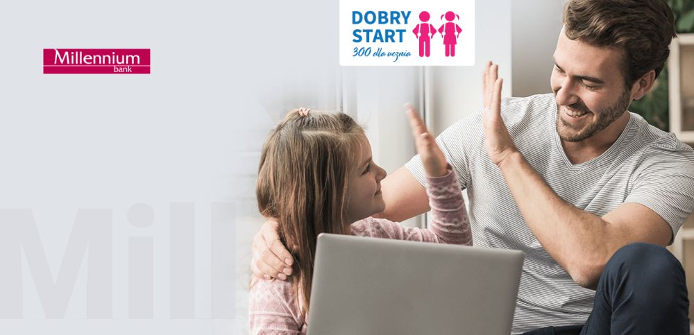 Wnioski o Dobry Start od 1 lipca online w Banku Millennium