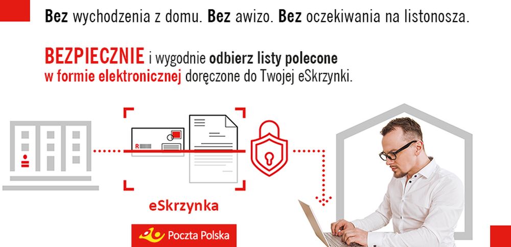 Poczta Polska rozszerza funkcjonowanie eSkrzynki. Można już zgłosić więcej niż jeden adres