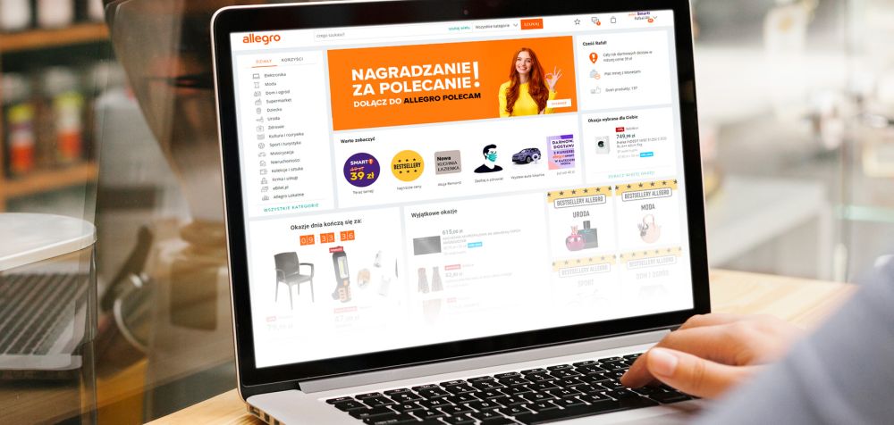 Allegro uruchamia program poleceń. Rusza Allegro Polecam