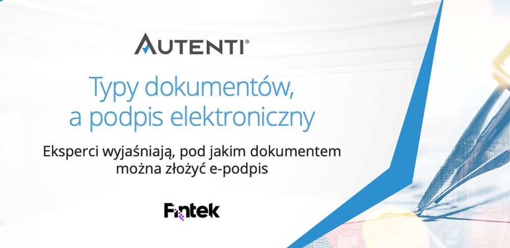 Typy dokumentów a podpis elektroniczny