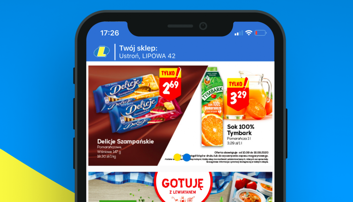 Lewiatan idzie w ślady Żabki i startuje z własną aplikacją lojalnościową „Mój Lewiatan”
