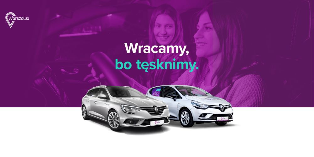 Traficar wraca do Warszawy. Można już wypożyczać samochody osobowe
