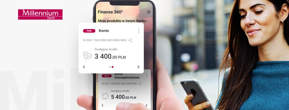 W serwisie Banku Millennium podejrzysz rachunki i karty z Citibanku