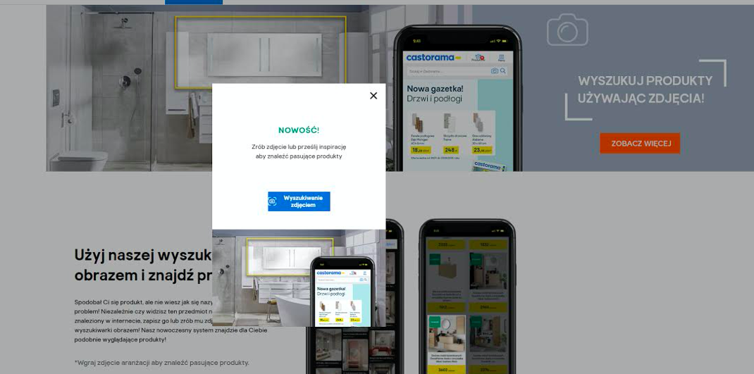 Robisz zdjęcie i szukasz produktu obrazem? Castorama coraz bardziej digital