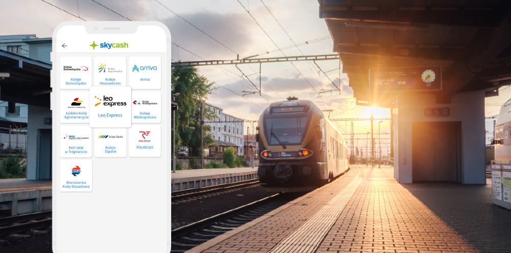 Bilety kolejowe Leo Express dostepne w aplikacji SkyCash