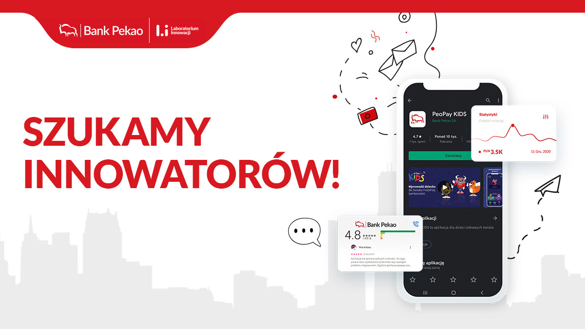 Bank Pekao ogłasza nabór dla startupów