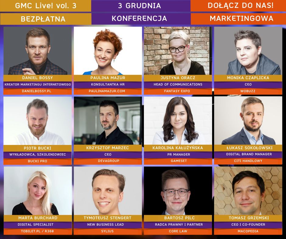 Grafika na SM z prelegentami (1)