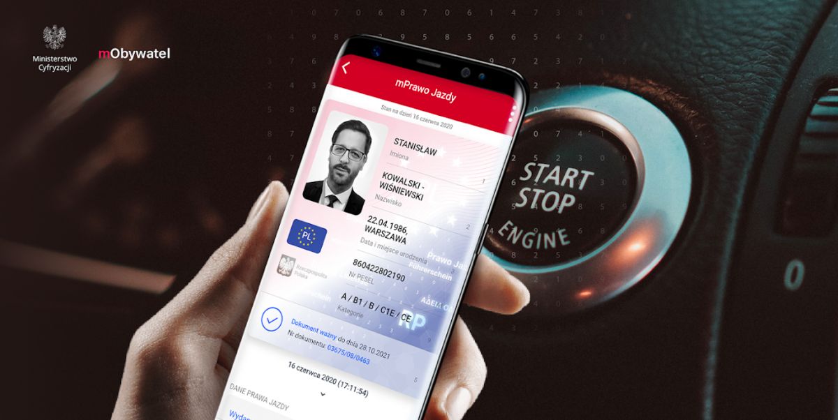 Prawo jazdy w smartfonie dostępne już od 5 grudnia