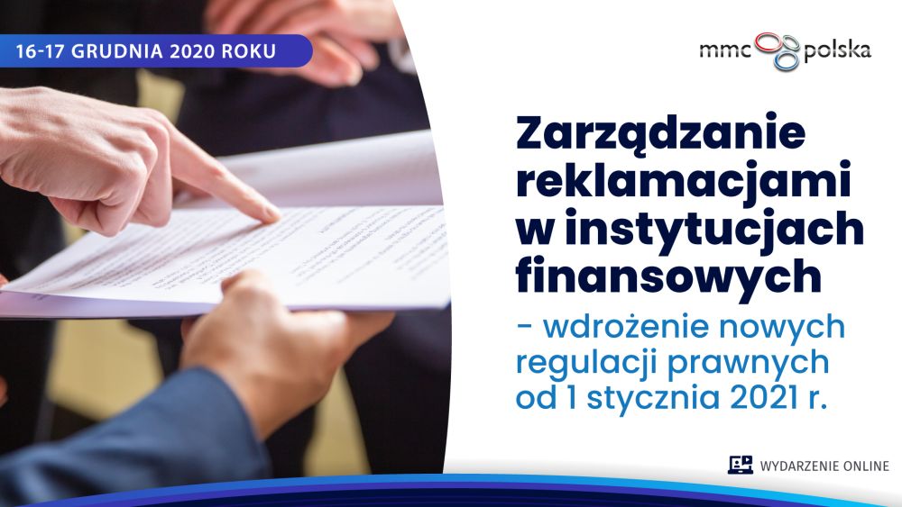 Zarzadzanie reklamacjami w instytucjach finansowych