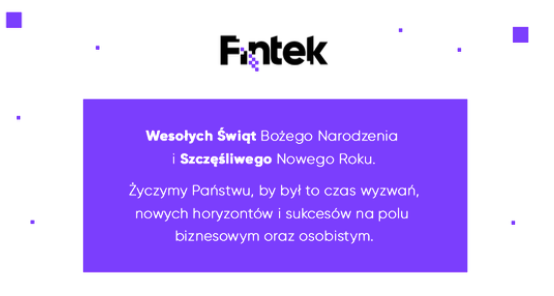 Życzenia świąteczne od Zespołu Fintek.pl