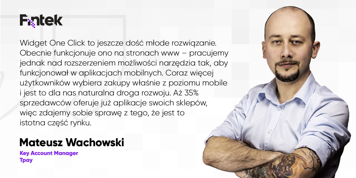 Platnosci jednym kliknieciem. Widget One Click to pierwsze takie wdrozenie w Polsce [Wywiad]