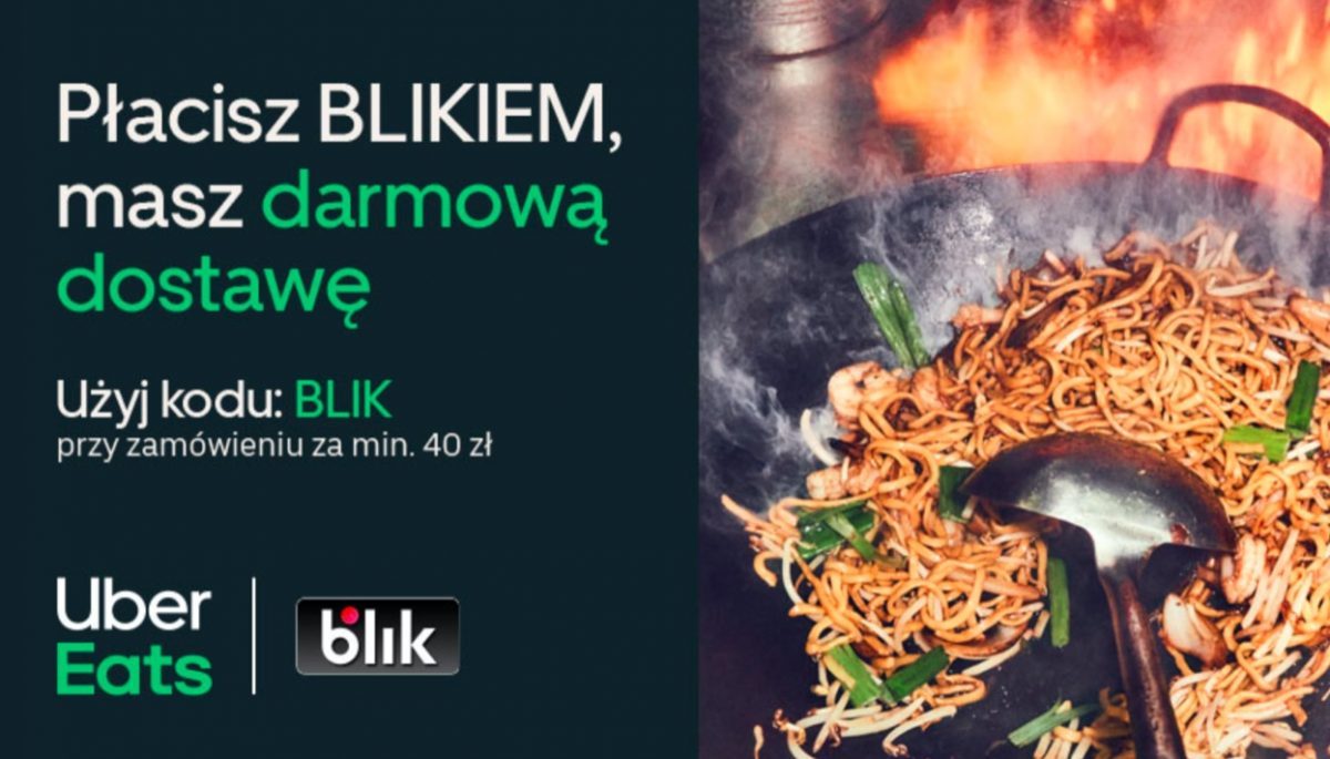 W aplikacji Uber Eats można już płacić BLIKIEM