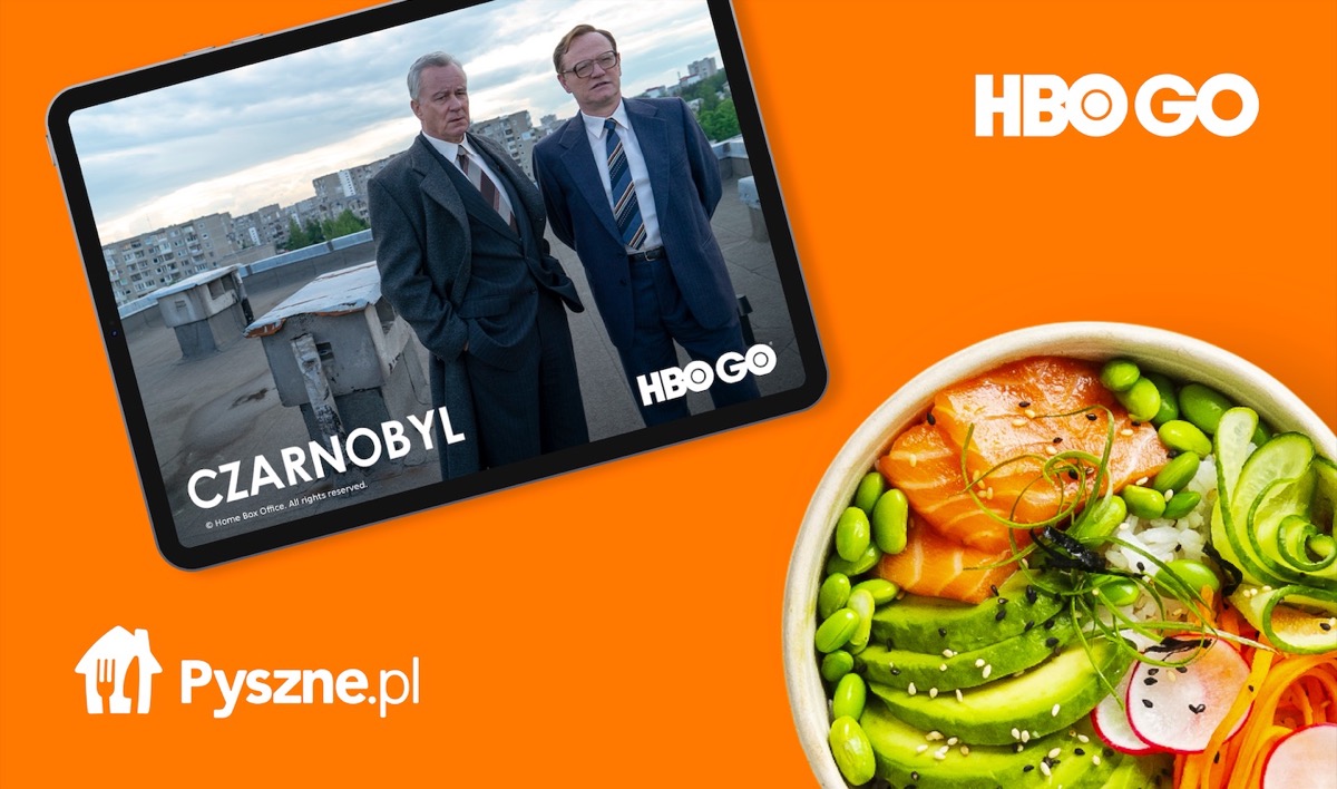 HBO GO na 30 dni za darmo przy zamówieniu z Pyszne.pl