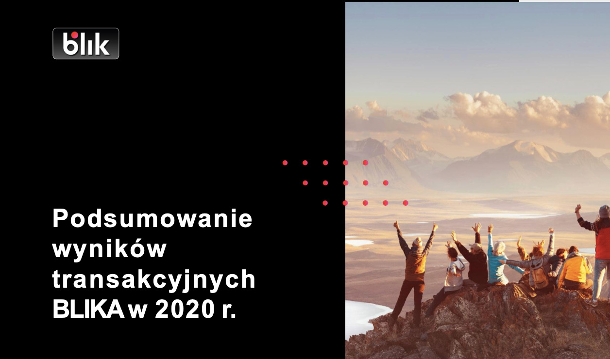 BLIK prezentuje wyniki. 424 miliony transakcji o wartosci 57 miliardow zl w 2020 roku