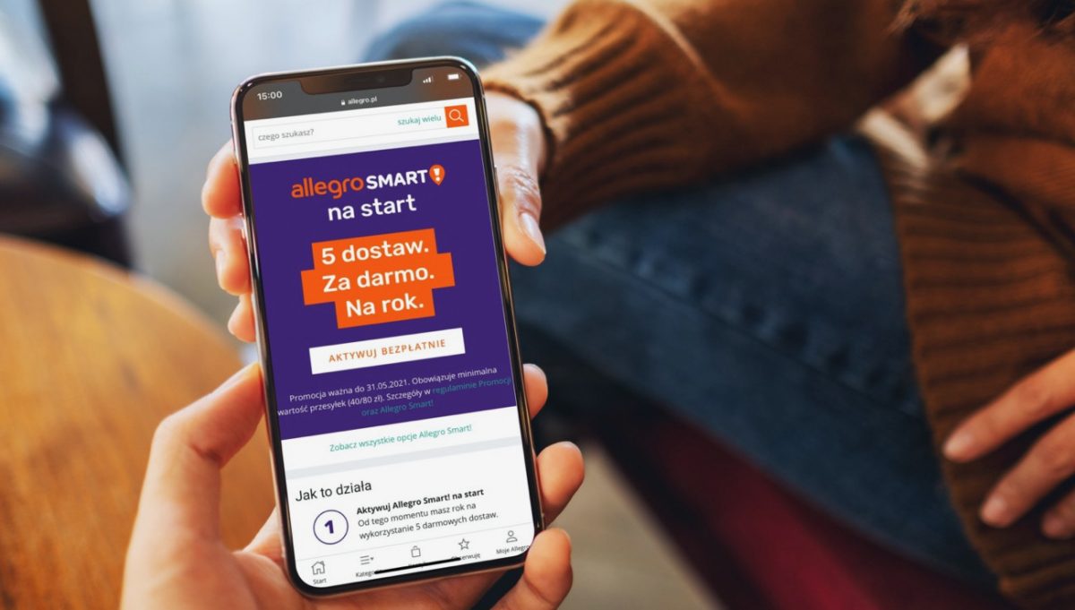 Od dziś 5 darmowych dostaw z Allegro w “Smart! na start”