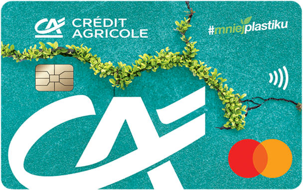 Credit Agricole wprowadza pierwsza na rynku karte platnicza z ekotworzywa